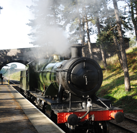 <strong>BOARD A STEAM TRAIN</strong>